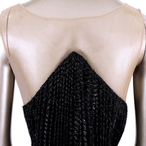 NWT Maria Lucia Hohan Limited Series Knife Pleated Metallic Party Dress - Picture 14 of 16
